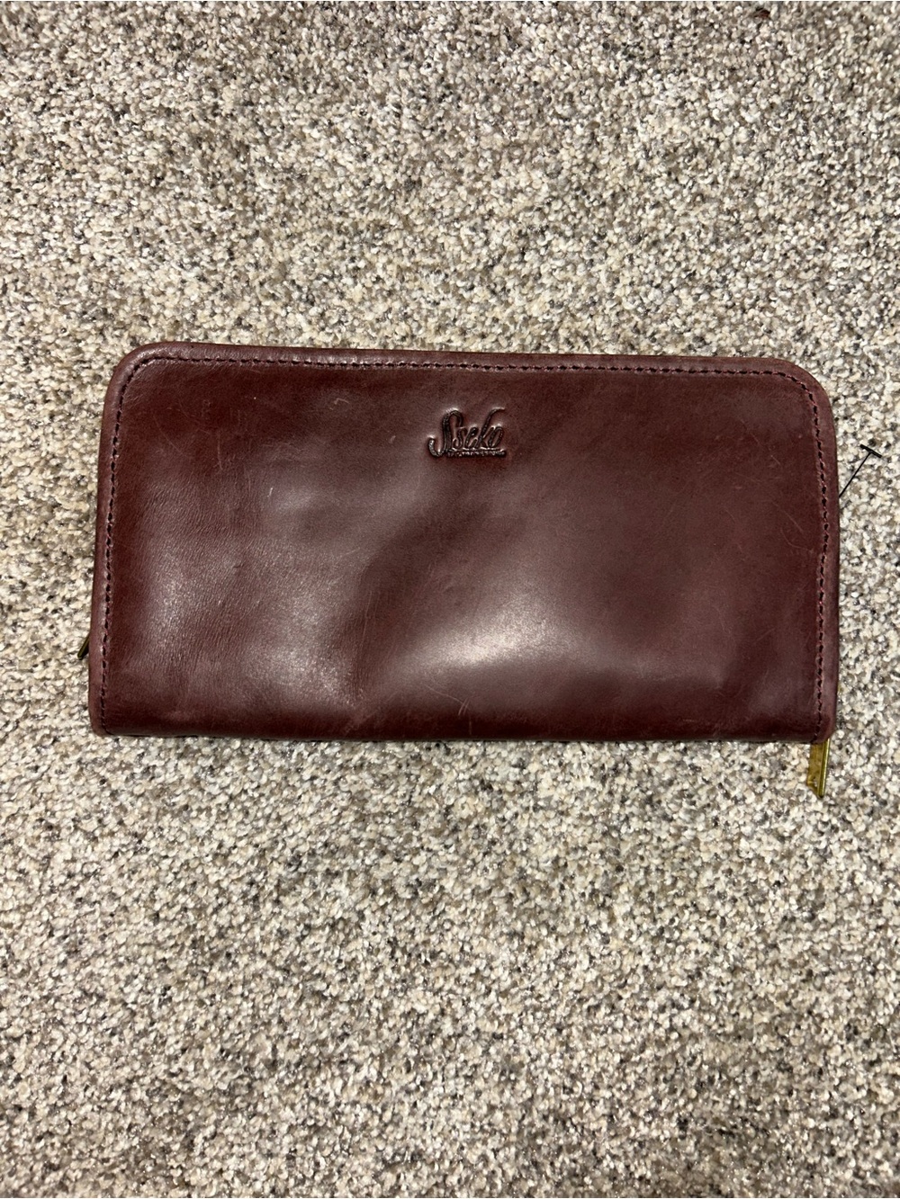 Sseko Leather Zip Wallet